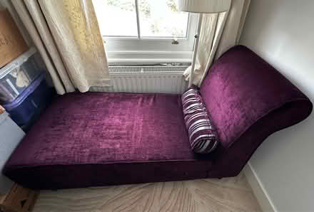 Photo of free Chaise Longue purple (Kingston, KT2) #2