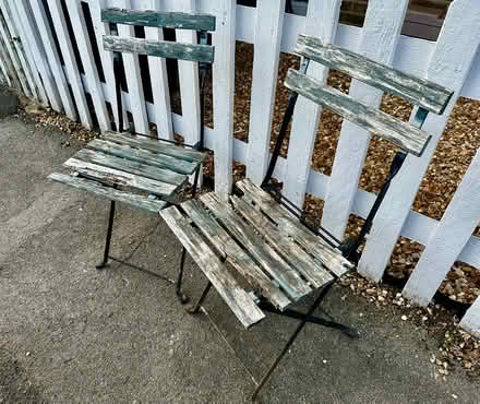 Photo of free 2 Garden Chairs (Kingston, KT2) #1