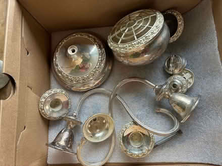 Photo of free Candelabra silver-plated (Banstead) #1