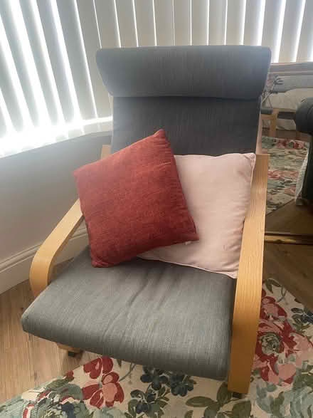 Photo of free 2 chairs and footstool gret (L9 0LX) #3