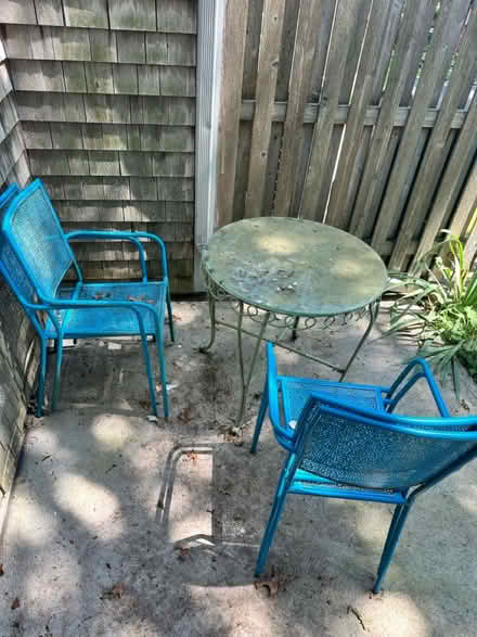 Photo of free Patio furniture and grill (Mashpee) #1