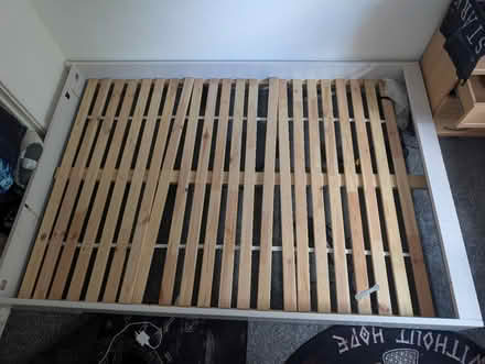 Photo of free Double bed wooden frame (LS11) #2