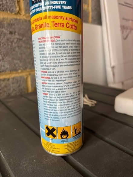 Photo of free Grout spray (Berkhamsted HP4) #3