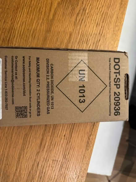 Photo of free Soda sense CO2 cartridges (Bethesda MD) #2