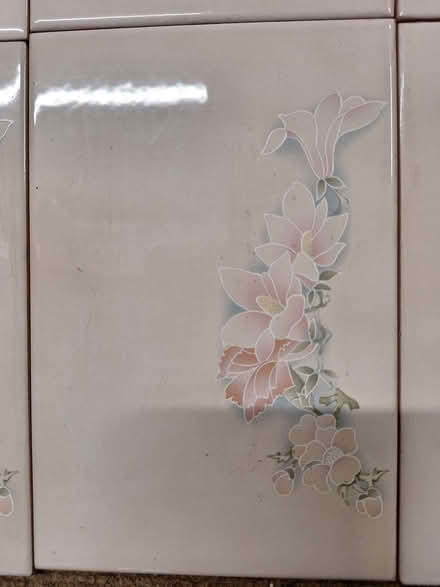 Photo of free Floral pattern tiles (West Haddon NN6) #1