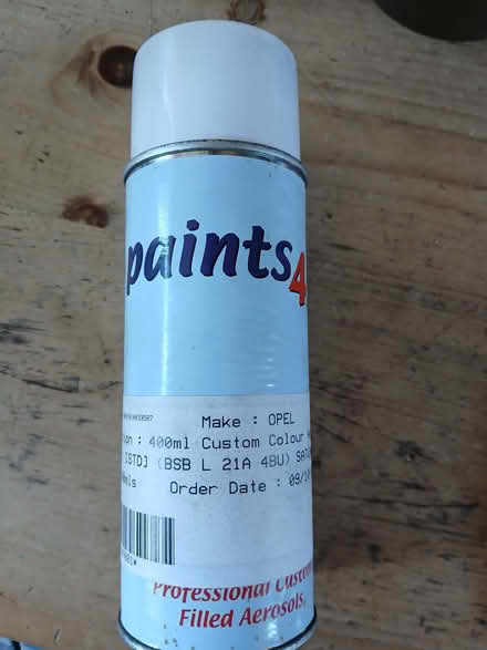 Photo of free Car Spray Paint Opel (Vauxhall) Saturn Blue / SaturnBlau (Great Salkeld CA11) #3