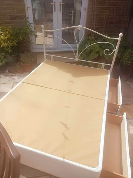 Photo of free Double divan 4 drawers + headframe (Saltaire BD18) #2