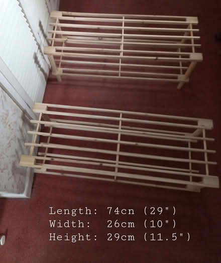 Photo of free SHOE racks (Twyford RG10) #1