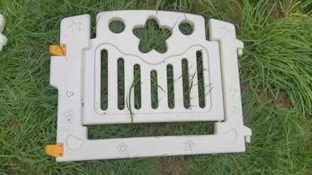 Photo of free Dog gate Colourful plastic 13 piece (Dallow) #2