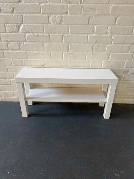 Photo of free IKEA White Side Table (OX20) #1