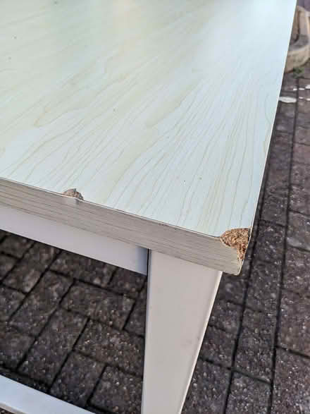Photo of free Table With Wooden Top & Metal Legs (PL4) #4