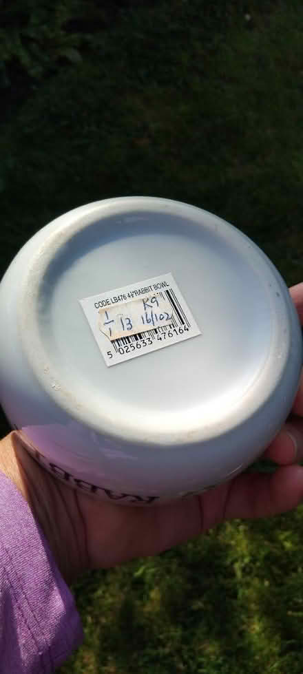 Photo of free Rabbit water bowll (Ingol PR2) #3