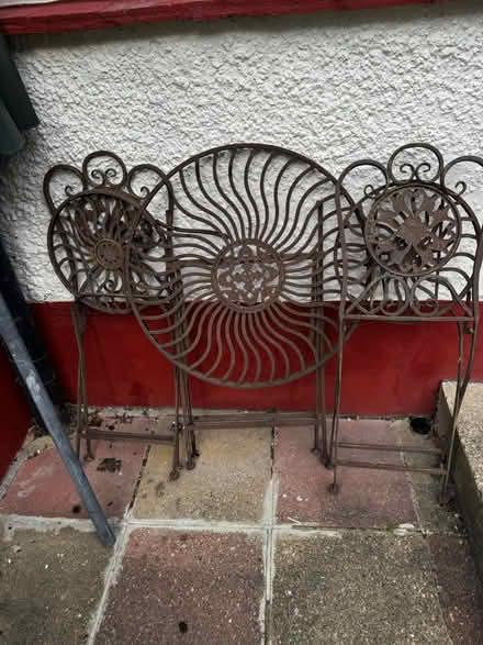 Photo of free 2 Garden chairs and Round table (Colney Hatch N10) #1