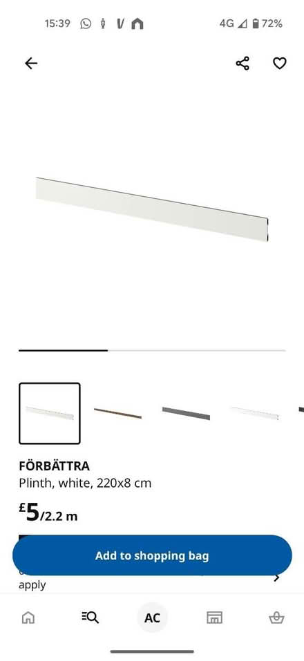 Photo of free Ikea Forbattra Plinth (Warsash SO31) #1