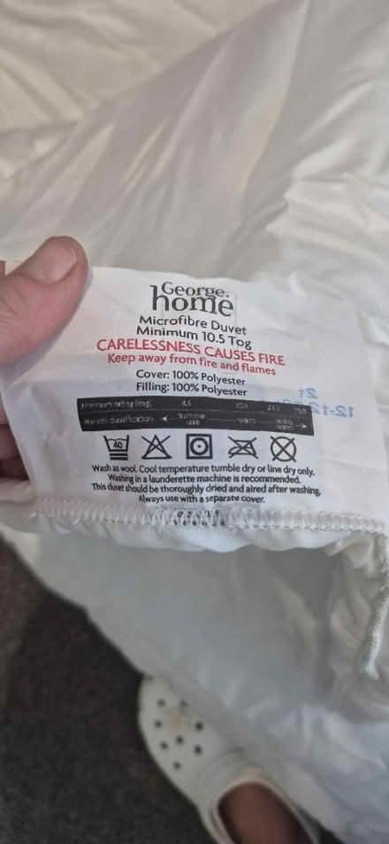 Photo of free Superking duvet (Abbeydale Gloucester) #2