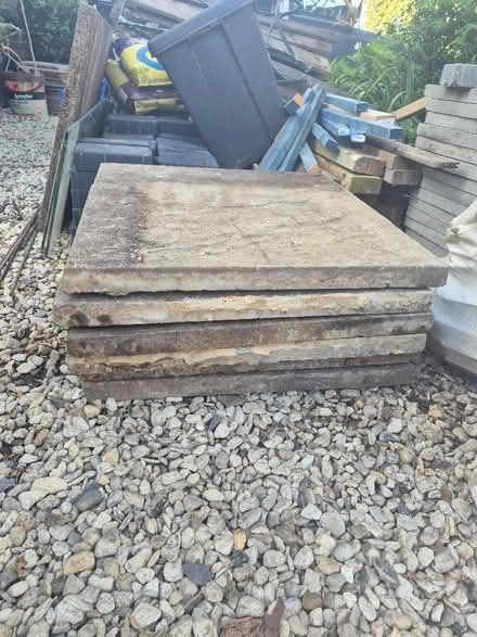 Photo of free 6 Good Quality Paving Slabs (Holmer Green HP15) #2