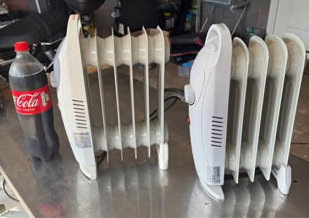 Photo of free 2 x Small Electric Fin Heaters (Bassaleg) #1