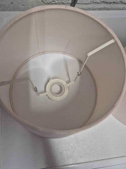 Photo of free Lampshades x 2 (Dusky Pink) (Peachcroft OX14) #2