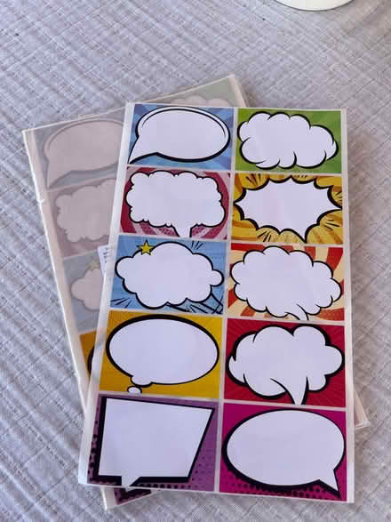 Photo of free Name tags or stickers- comic (Santa Venetia (San Rafael)) #1