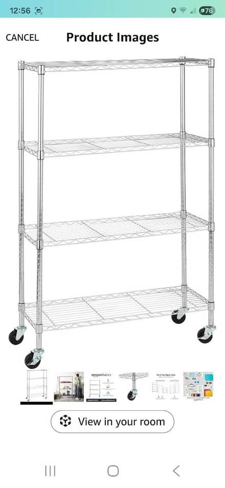 Photo of free Metal shelving (Allied Gardens) #1