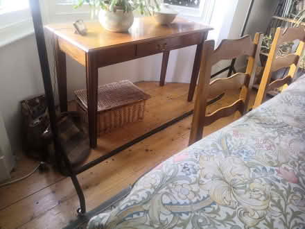 Photo of free 6ft metal clothes rail on wheels (Temple Street OX4) #2