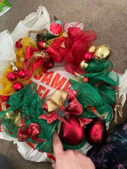 Photo of free Christmas wreath (handmade) (Blacklands TN34) #1