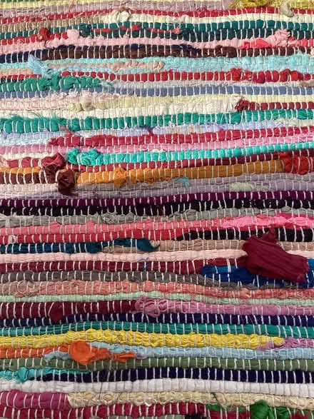 Photo of free Large cotton jute rug multicoloured (Southport PR9) #4