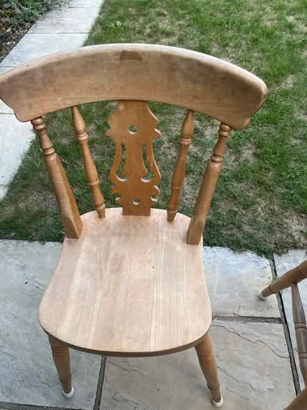 Photo of free Four wooden kitchen chairs (W5 Ealing) #1