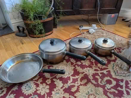Photo of free Prestige pan set (Greaves LA1) #2