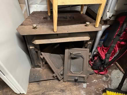 Photo of free Old Wood stove insert (South of Burton) #1