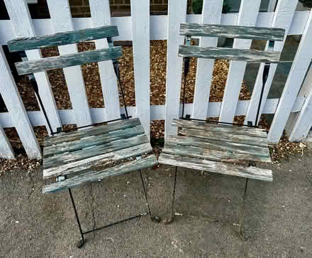 Photo of free 2 Garden Chairs (Kingston, KT2) #2