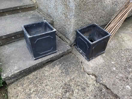 Photo of free 2 square planters (Northchurch HP4) #1