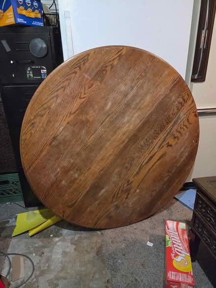 Photo of free Solid wood round table (Spanaway) #4