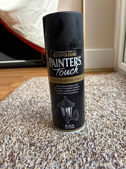 Photo of free Black spray paint (Ashford, Surrey TW15) #1
