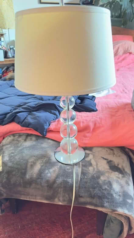 Photo of free Glass Ball Table Lamp (Industrial North West) #1