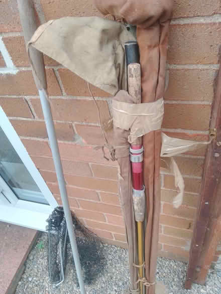 Photo of free Fishing rods and net and feathers (Harrogate. HG1.) #4