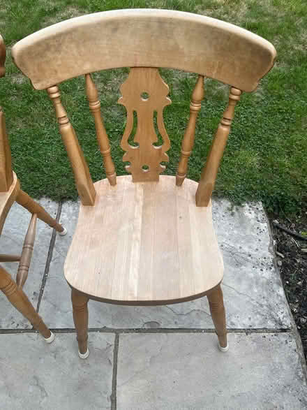 Photo of free Four wooden kitchen chairs (W5 Ealing) #3