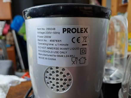 Photo of free Bullet blender (S8 Lowedges) #1