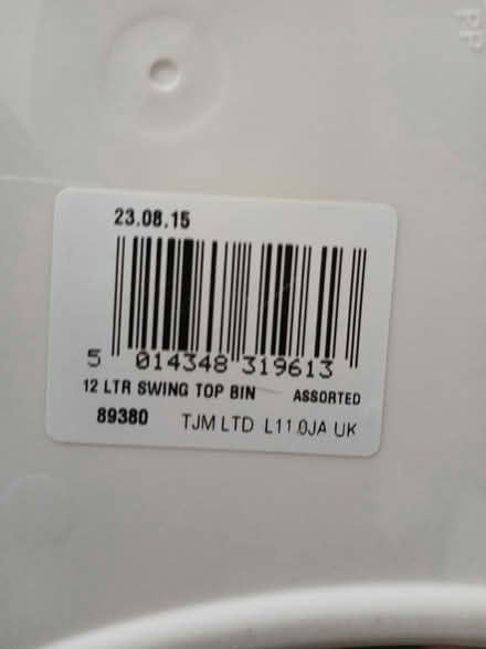 Photo of free Small 12L swing bin (Wallisdown BH12) #3