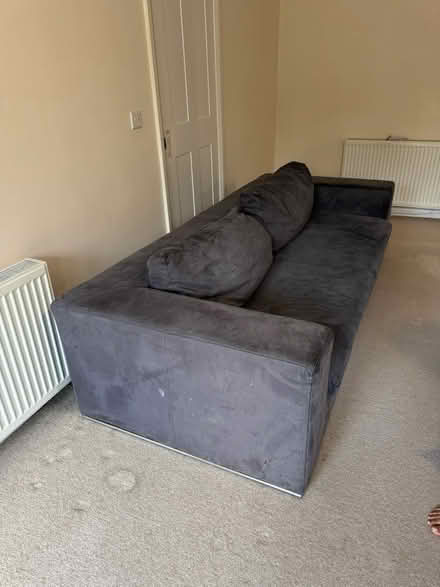 Photo of free Large Dark Grey Sofa (Tadworth KT20) #4