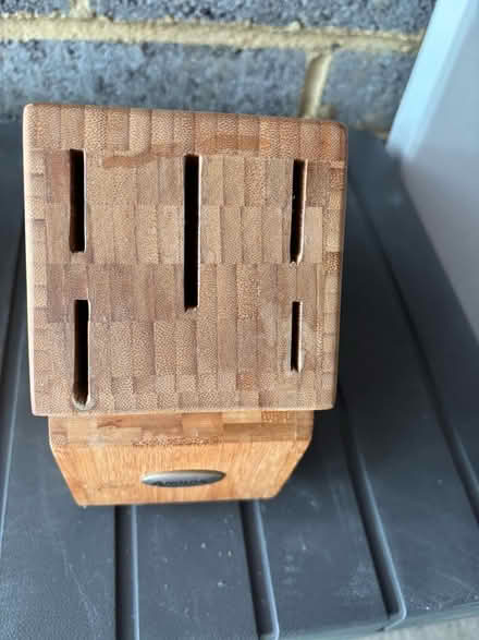 Photo of free Wooden knife block - knives not included! (Berkhamsted HP4) #2