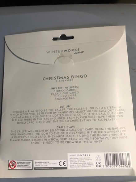 Photo of free New junior bingo xmas (Westbury Wilts BA13) #2