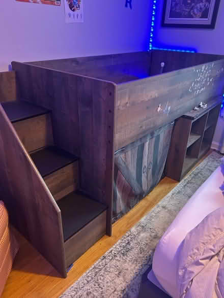 Photo of free Kids Lofted Twin Bed with Hideout (St Mathews) #1