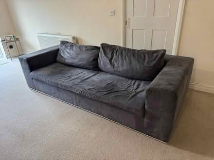 Photo of free Large Dark Grey Sofa (Tadworth KT20) #1