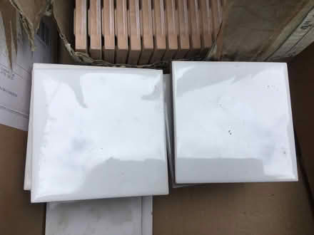 Photo of free Leftover white tiles (St Albans AL3) #2