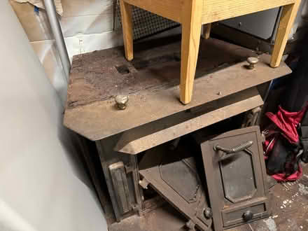 Photo of free Old Wood stove insert (South of Burton) #3