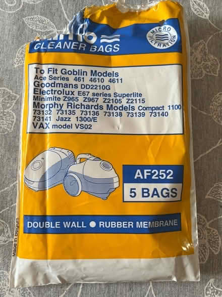 Photo of free Dust bags for cleaners (Weybridge KT13) #3
