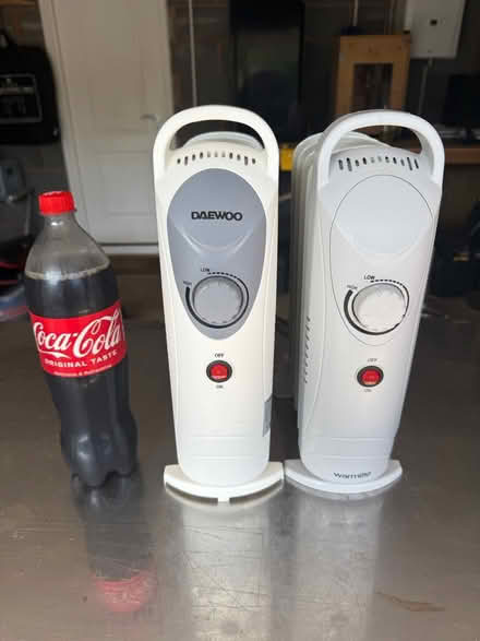 Photo of free 2 x Small Electric Fin Heaters (Bassaleg) #2