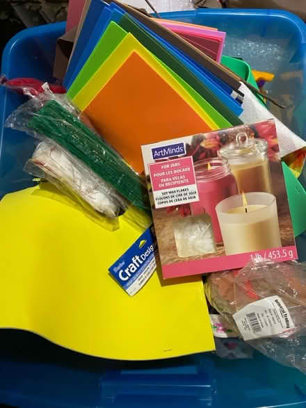 Photo of free Box of craft supplies (60067) #1