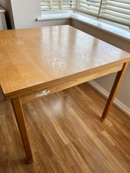 Photo of free Wooden dining table (Gunthorpe) #2
